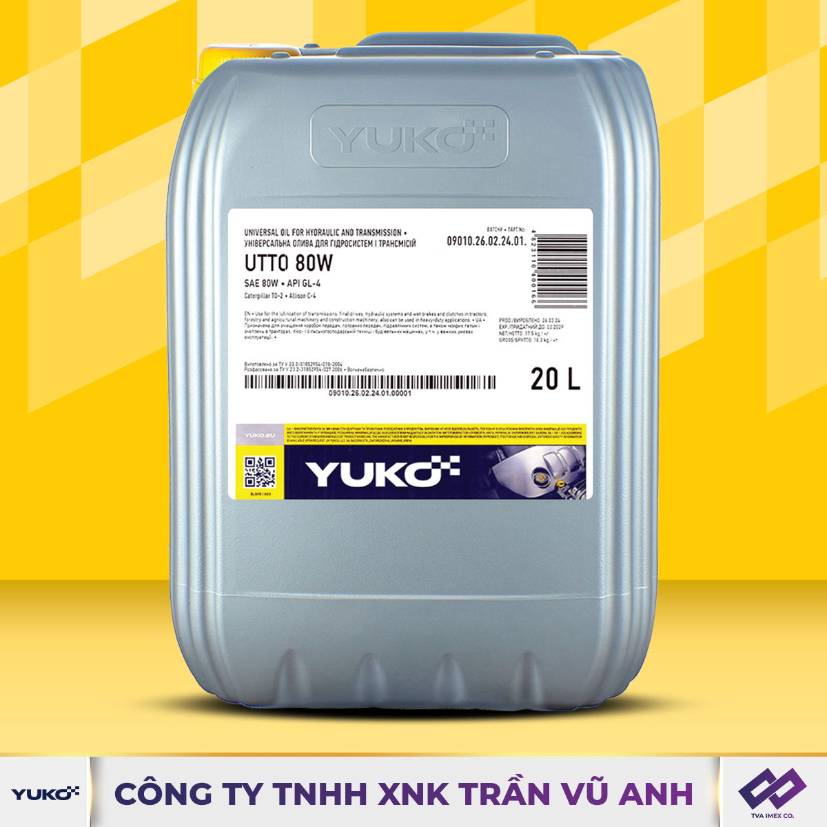 YUKO UTTO 80W 20L